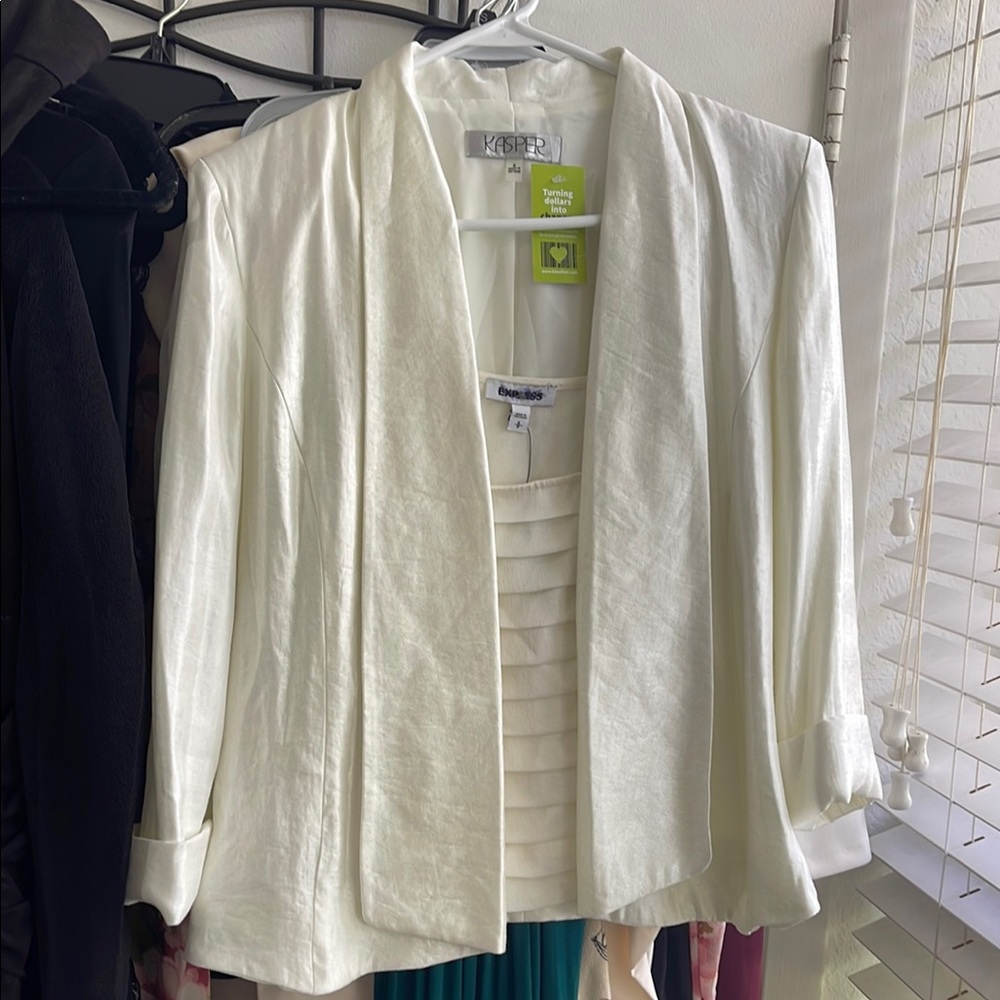 Kasper Cream Blazer
